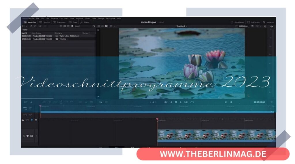 Videoschnittprogramme 2023: Kostenlose Tools für Anfänger und Profis im Fokus