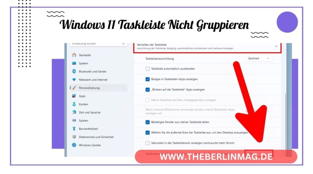 Windows 11 Taskleiste Nicht Gruppieren: Ein Leitfaden zur Anpassung