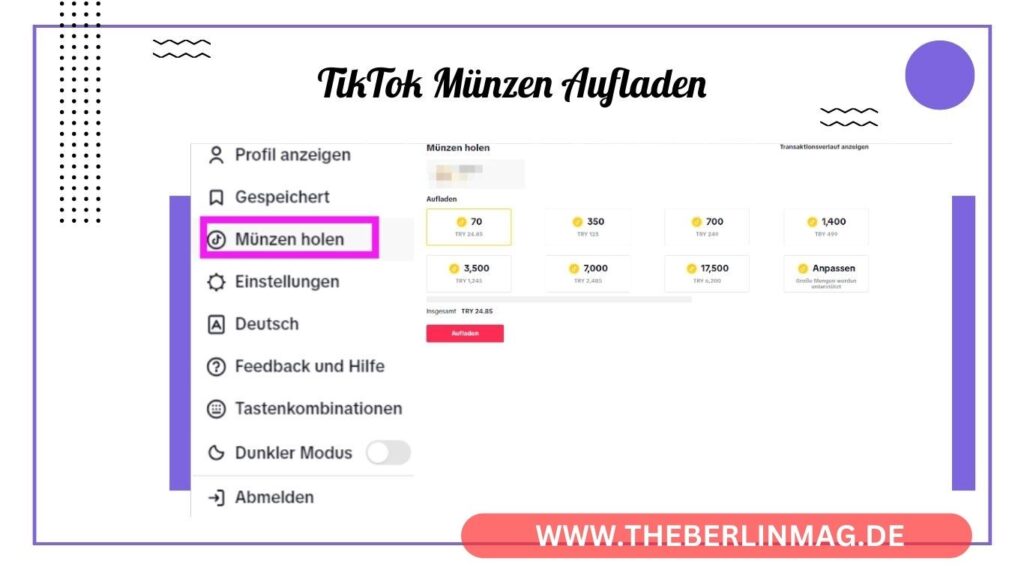 TikTok Münzen Aufladen: Ein Kompletter Kaufleitfaden