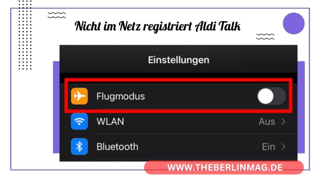Nicht im Netz registriert Aldi Talk: So behebst du den Fehler auf Android