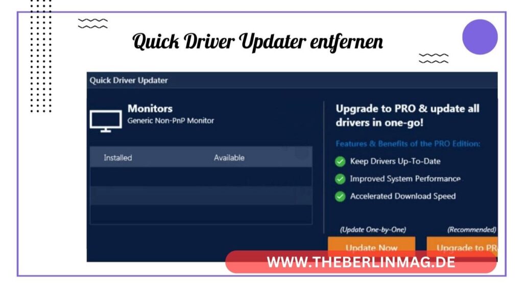 Quick Driver Updater entfernen: Ein umfassender Leitfaden