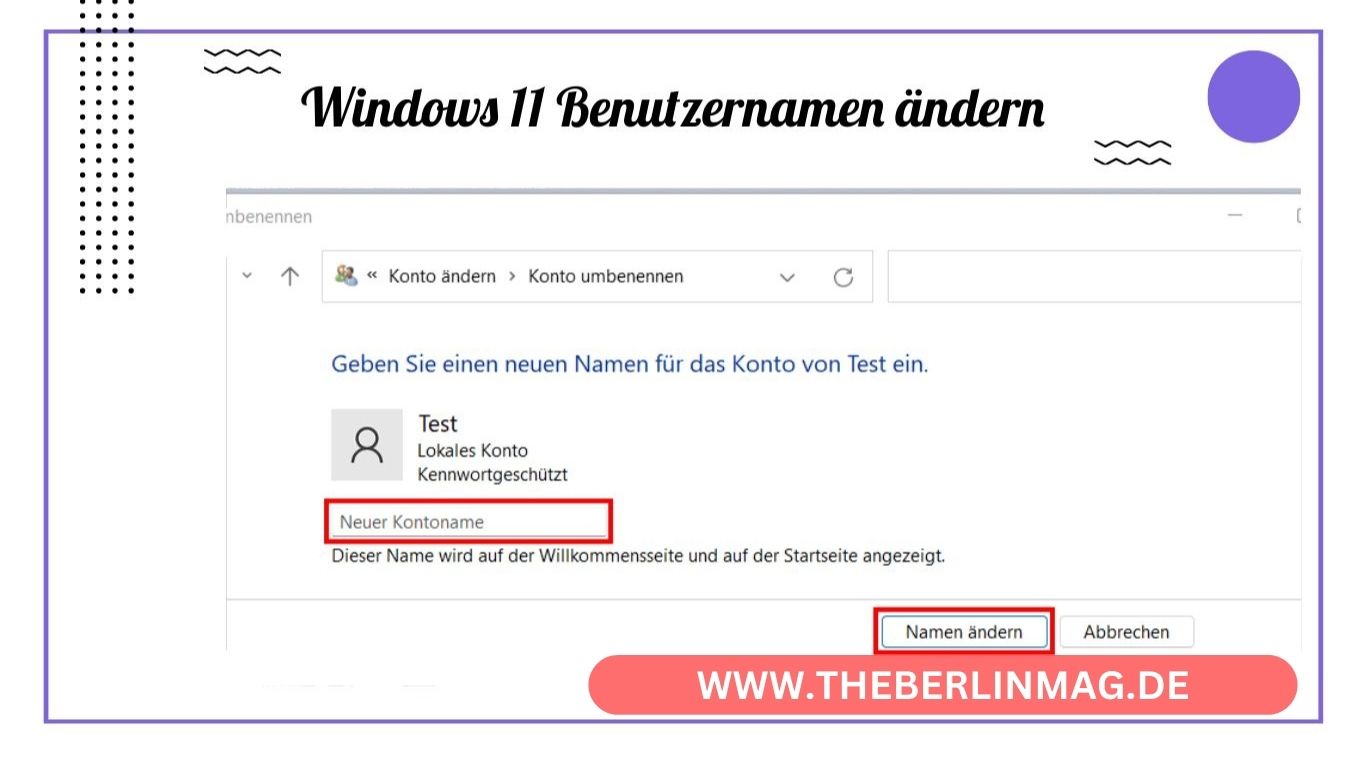 Windows 11 Benutzernamen ändern: Ein umfassender Leitfaden