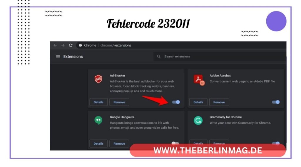 Wie man den Fehlercode 232011 behebt und Videodateien wieder abspielen kann