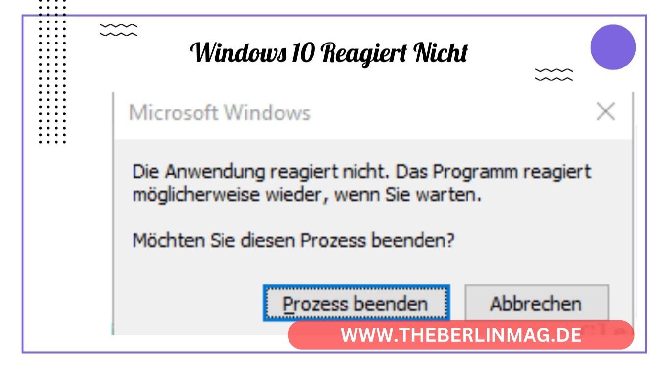 Windows 10 Reagiert Nicht Mehr – Top 10 Lösungen zur Problembehebung