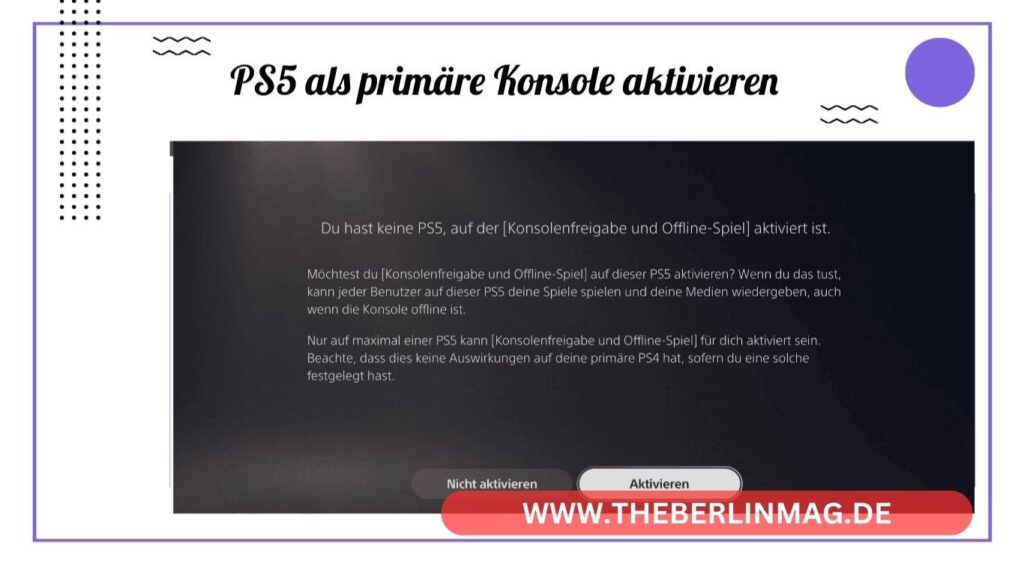 PS5 als primäre Konsole aktivieren: Ein umfassender Leitfaden