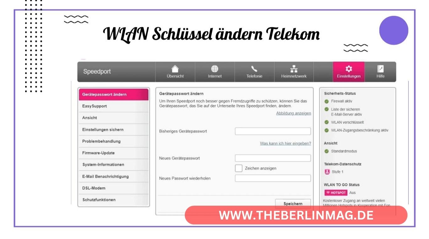 WLAN Schlüssel ändern Telekom: Eine einfache Anleitung