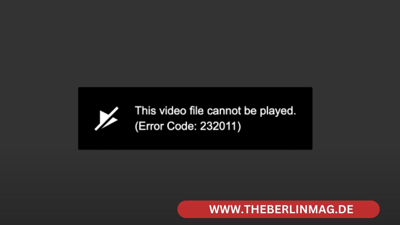 Behebung des Fehlercodes 232011: Was tun, wenn Ihre Videodatei nicht abgespielt werden kann?