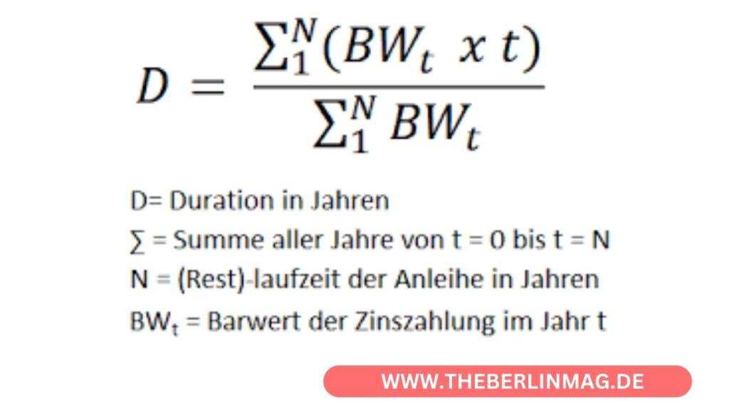 Wie Sie die Duration Berechnen: Leitfaden zur Modifizierten Dauer von Anleihen