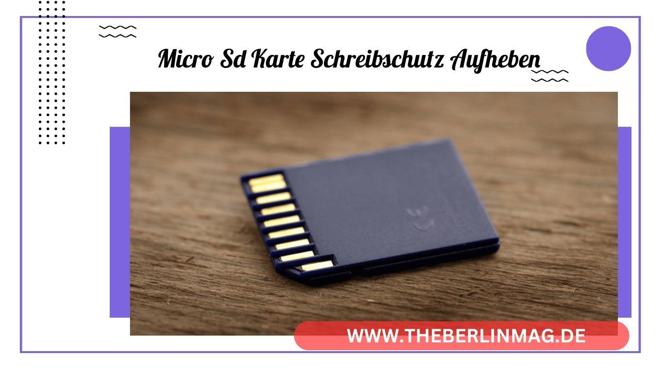 Micro-SD-Karte Schreibschutz aufheben: Schritt-für-Schritt Anleitung zum Entfernen des Schreibschutzes\