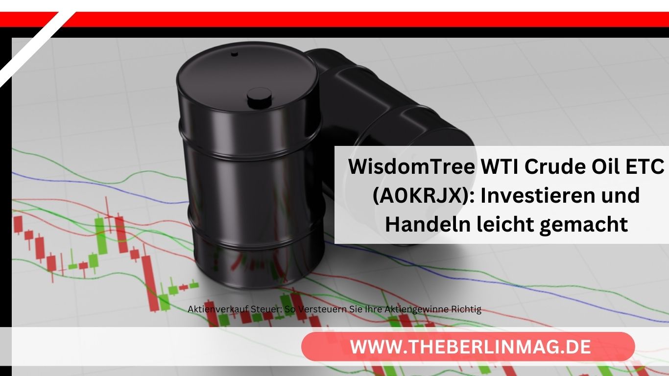 WisdomTree WTI Crude Oil ETC (A0KRJX): Investieren und Handeln leicht gemacht