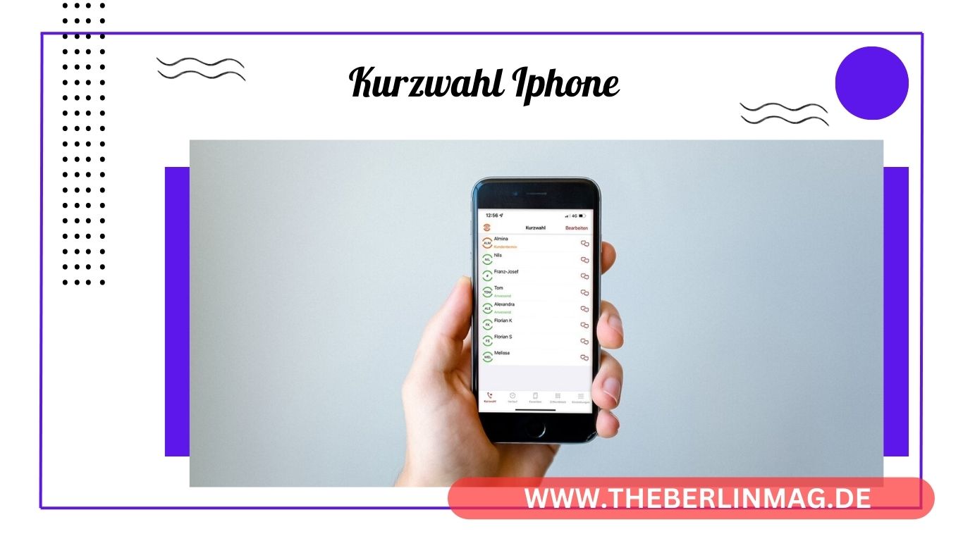 Kurzwahl iPhone Einrichten: So Rufen Sie Blitzschnell Ihre Wichtigen Kontakte An
