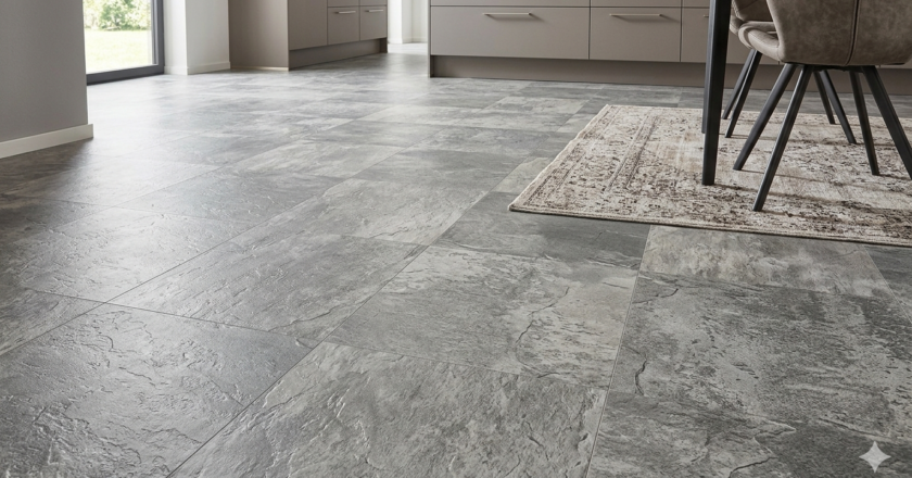 Wie kann ich Vinylböden in Steinoptik an meine Wohnungseinrichtung anpassen?