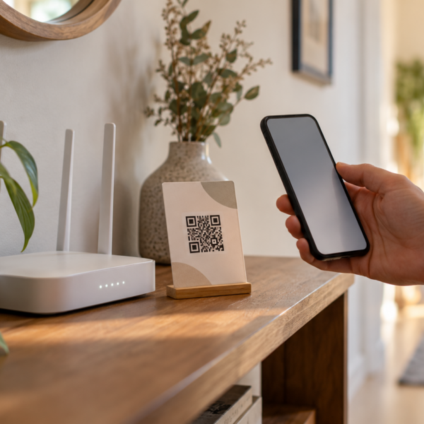 WLAN für Gäste teilen: Einen QR Code sicher und verständlich einsetzen